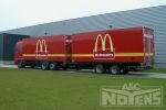 volumecombinatie transport voeding wipkar aanhangwagen gesloten geïsoleerde laadbak